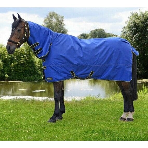 Hy StormX Original 100 100g  Combi Combo Light Turnout Rug 600D Blue 4'6'-7'3'