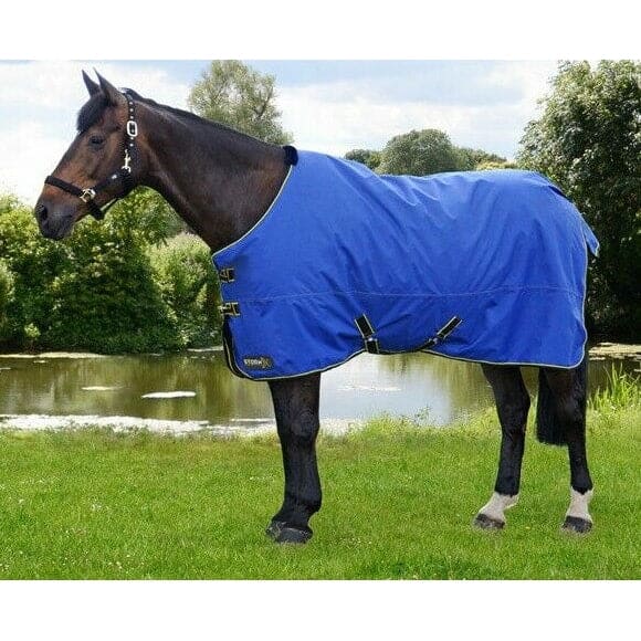 Hy StormX Original 100 Standard Neck Lightweight Turnout Rug 100g Blue 4'6'-7'3'