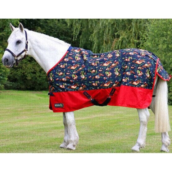 Hy Thelwell Collection StormX Original 0g Lightweight Turnout Rug 3'0-7'0' Navy