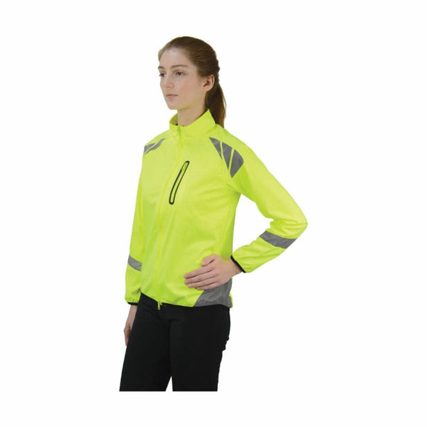 HyVIZ Reflector Breathable Jacket By Hy Equestrian High Visibility Yellow XS-XL