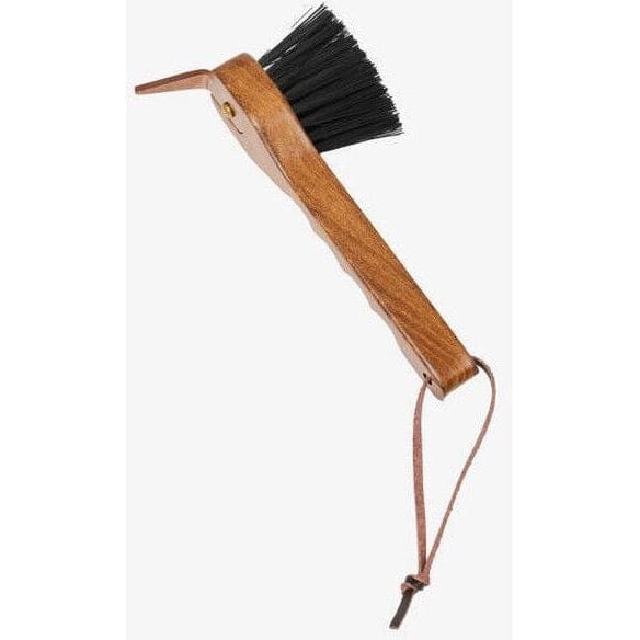 LeMieux Artisan Hoof Pick with Brush Solid Ergonomic Hand Made Grooming Tool