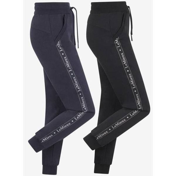 LeMieux Elite Jogger Ladies Hybrid Tracksuit Jogging Bottoms Black/Navy UK 6-18