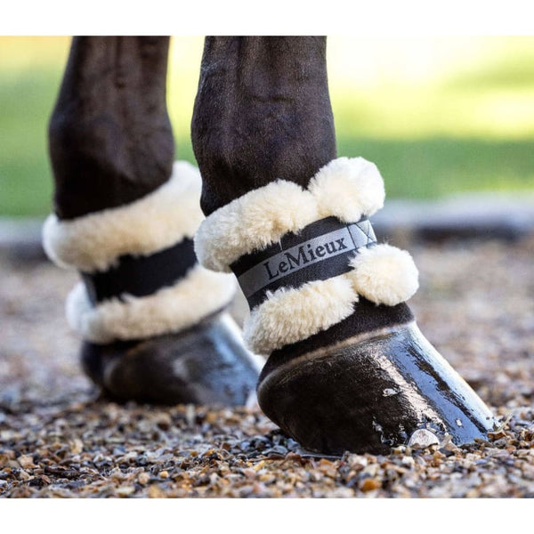 LeMieux Fleece Pastern Wrap Soft Fur Over Reach Jump Training Extra Protection