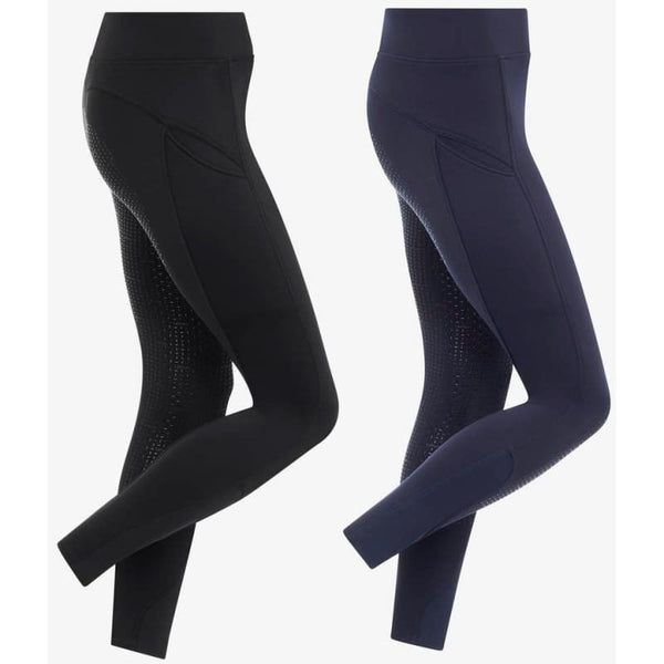 LeMieux Full Grip Brushed Pull On Leggings Joddings Technical Fleece Winter Jods