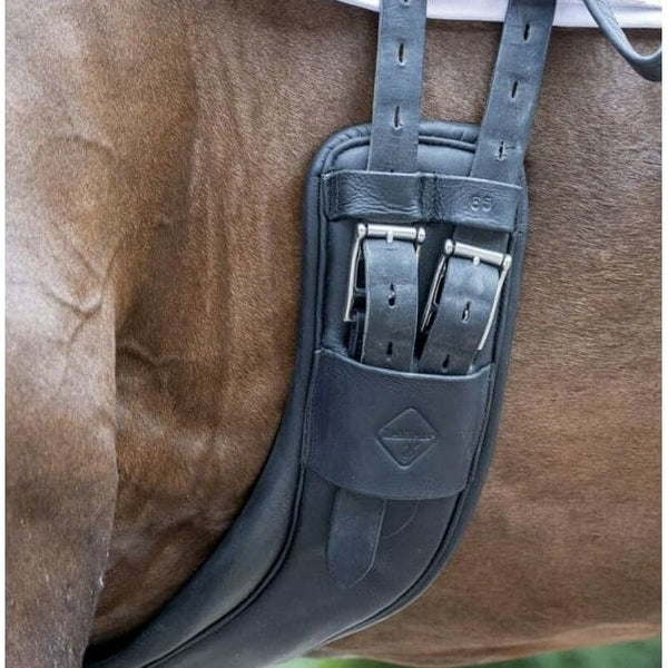 LeMieux Gel-Tek Anatomic Curve Short Dressage Comfort Mono Girth Black 45cm-75cm