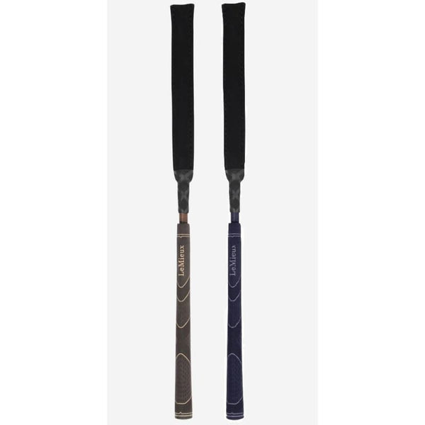 LeMieux Grip-Tek Junior LeBaton Whip BS Legal Horse Event Kids XC Bat Navy/Black