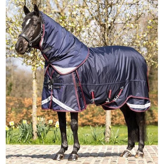 LeMieux Kudos Thermo Layer Turnout Rug 100g + Hood Lightweight 1680d 5'6'-7'0'