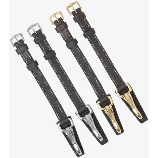 LeMieux Kudos Work Bridle Cheek Pieces Interchangeable Easy Clips Black/Brown