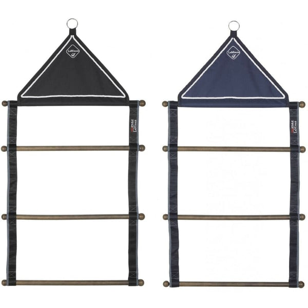 LeMieux Luxury ProKit System RUG HANGING RACK Wood Nylon Show Rail Black/Navy