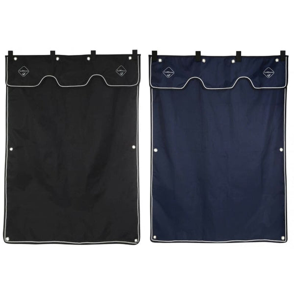 LeMieux Luxury ProKit System Stable Drape Nylon Show Curtain Black/Navy 186x137