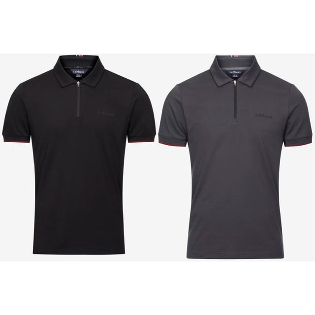 Lightweight black polo clearance shirt