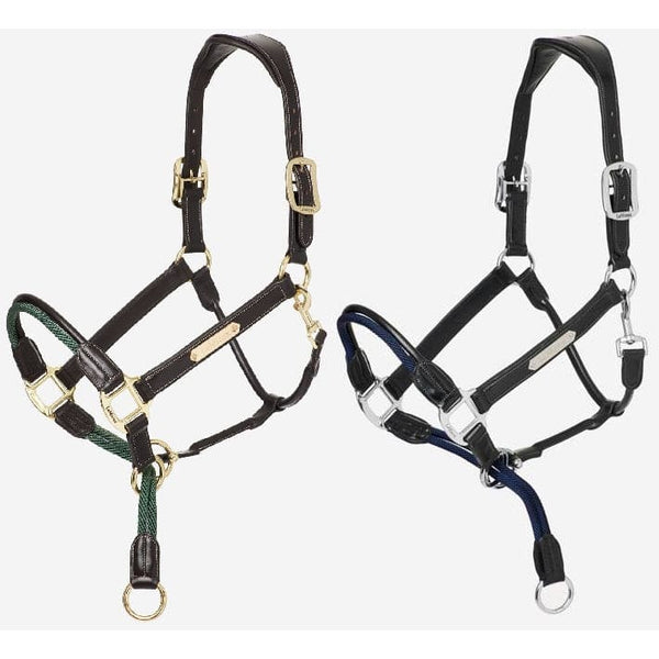 LeMieux Rope Control Headcollar Strong Leather Controller Head Collar Pro-Safe