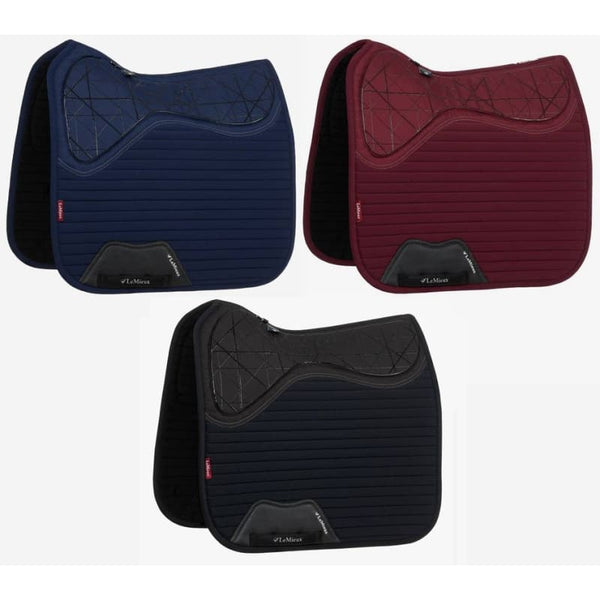 LeMieux Soft Shell Anti Slip Dressage Square Silicone Padded Grip Saddlepad