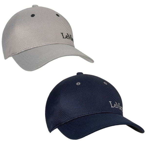 LeMieux Unisex Mesh Baseball Cap Breathable Lightweight Cool Seamless Grey/Navy