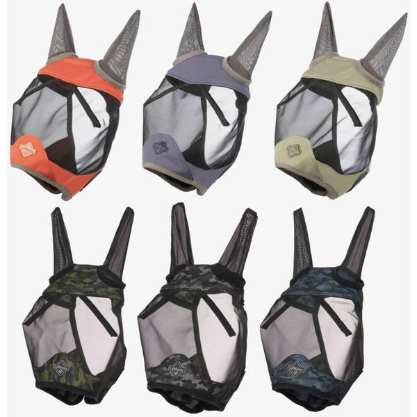 LeMieux Visor-Tek Half Face Field Turnout Fly Mask Eyes and Ears Protector UV Mesh