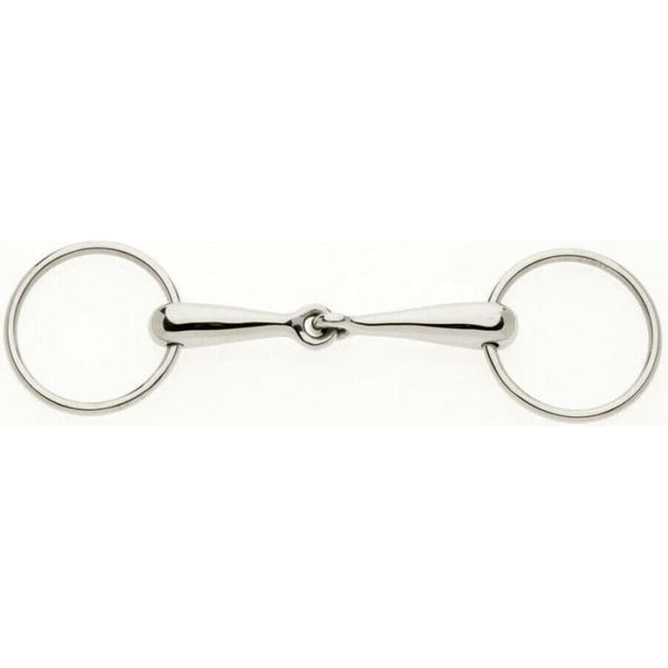 Lorina Thin German Hollow Mouth Loose Ring Single Jointed Snaffle Bit 4.5' - 6'