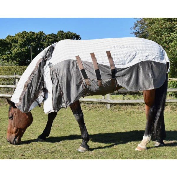 Mark Todd Air Mesh Airmesh Combo Rug Lightweight Fly Relief Blue/Tan 5'6''-7'0''