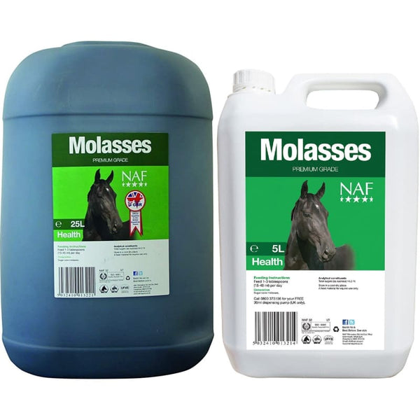 NAF Molasses Premium Grade Low Sugar Tasty Addition For Fussy Eaters 5-25 Litres