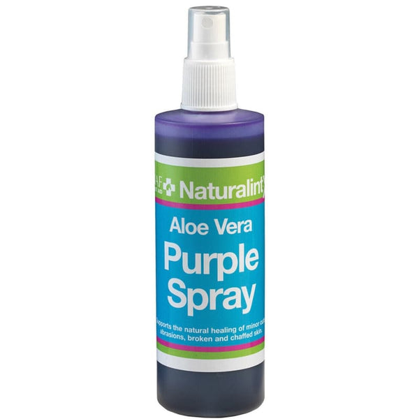 NAF NaturalintX Aloe Vera Purple Non-Aerosol Spray Support Healing Repels Flies