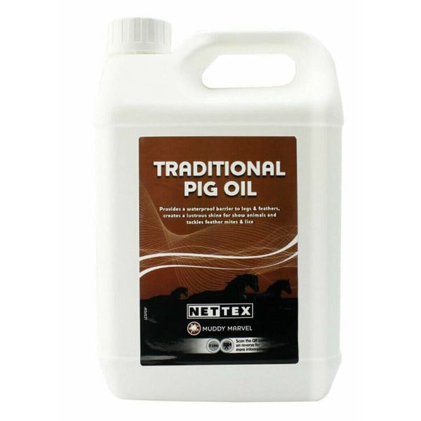 Nettex Equine Traditional Pig Oil Waterproof Moisturising Mud Barrier  2x 2Litre