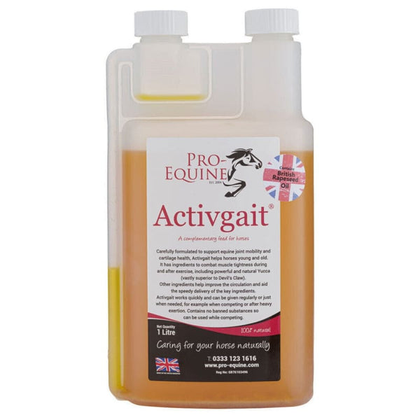 Pro-Equine Activgait Horse Joint Supplement Mobility Cartilage Suppleness Liquid