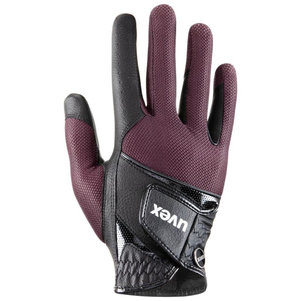 Uvex Sumair Non Slip Extra Grip Mesh PU Leather Lightweight Horse Riding Gloves