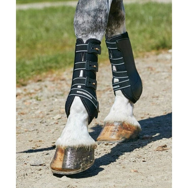 WeatherBeeta Hard Shell Dressage Boots 3D Mesh Fetlock and Tendon Leg Protection