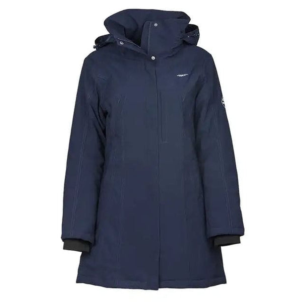 WeatherBeeta Kyla Waterproof Jacket With Sealed Seams and Quilted Lining Navy