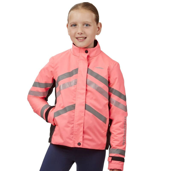 WeatherBeeta Reflective Heavy Padded Waterproof Jacket Kids Childrens HiVis Coat