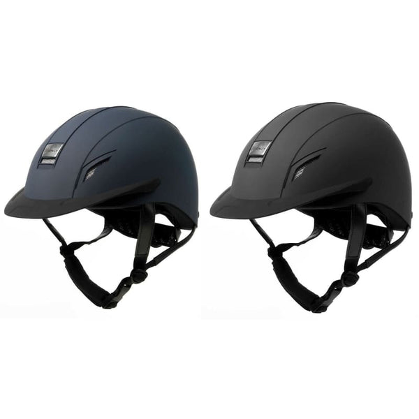 Whitaker VX2 Peaked Riding Helmet Carbon Vented VG1/ASTM F1163-15 Black or Navy