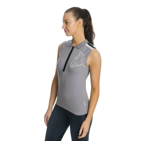 Horseware Ladies Flamboro Sporty Sleeveless Polo Top