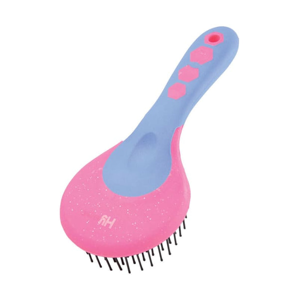 Hy Equestrian Glitter Mane and Tail Brush Round Head Mane and Tail Comb All Colours