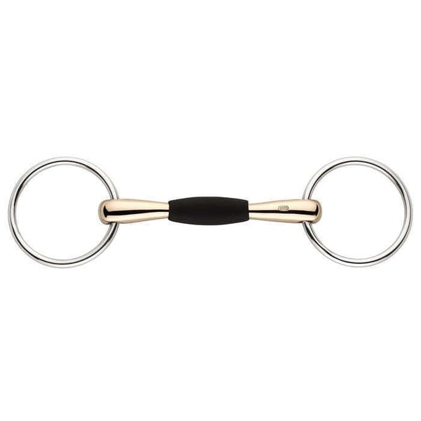 Sprenger Flex Control Loose Ring Snaffle Rubber Covered Joint Sensogan 40530