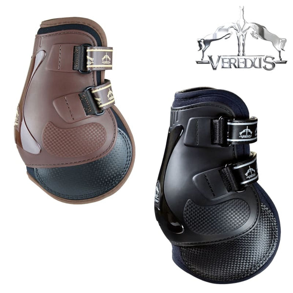 Veredus PRO JUMP X PRO Professional FETLOCK Showjumping Boots Black/Brown M/L