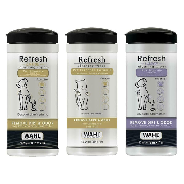 WAHL Refresh Dog/Cat Cleaning Wipes Coconut/Lavender/Coconut&Lime Verbena