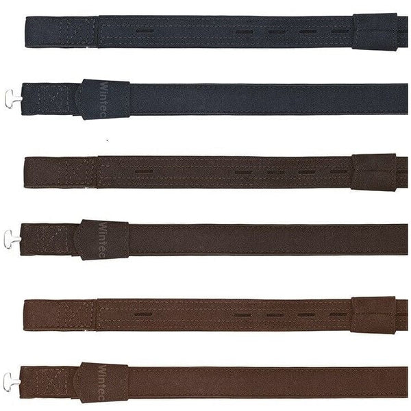 Wintec Pro II Webbers Stirrup Straps EquiSuede Leathers Black/Brown/Havana 60-80